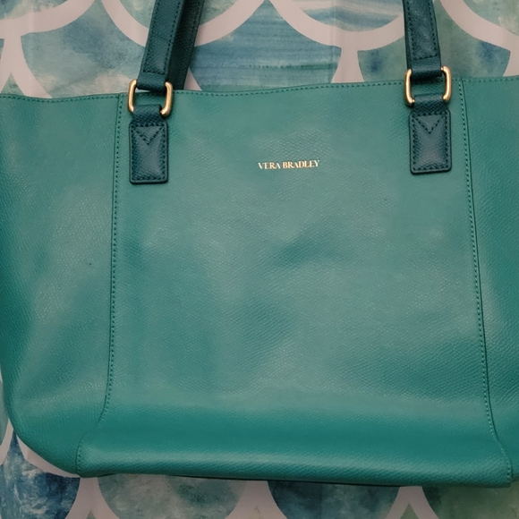 Vera Bradley Handbags - Vera Bradley Small Ella Teal Tote Bag